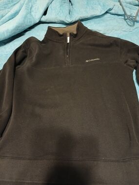 Columbia Black Quarter-Zip Fleece Pullover
